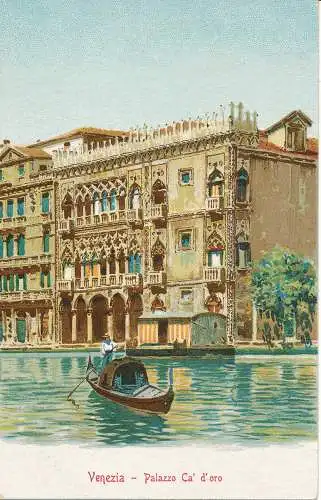 PC09157 Venedig. Palazzo Ca d Oro. Ferd. Gobbato