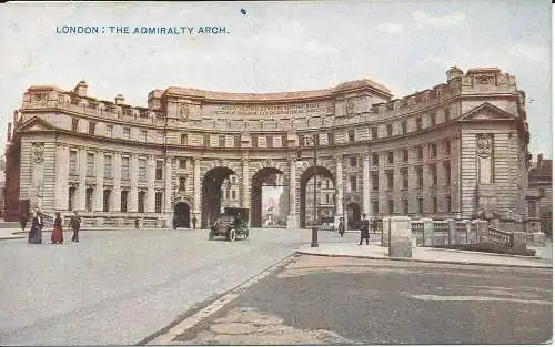 PC08842 London. Der Admiralitätsbogen. Photochrom. Celesque. 1919