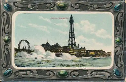 PC08703 Sturm in Blackpool. Milton. Edelstein. 1914