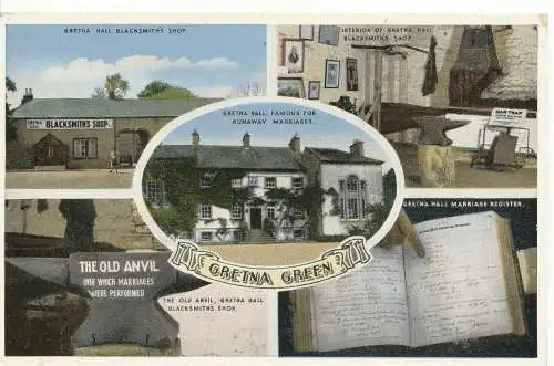 PC11422 Gretna Green. Multi-View. Erfolgsserie. J.L. H. und S. 1962