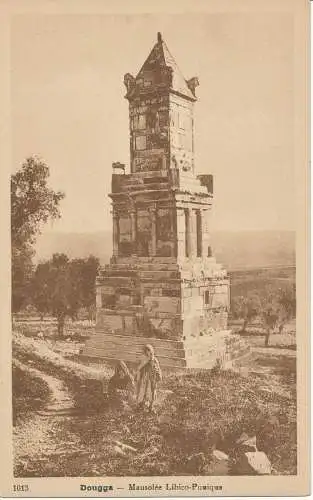 PC09059 Dougga. Punisches libysches Mausoleum. Nr. 1013