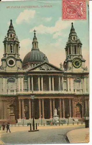 PC05650 St. Pauls Kathedrale. London. 1911