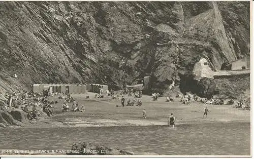 PC08459 Tunnel Beach. Ilfracombe. Judges Ltd. Nr. 10416. RP