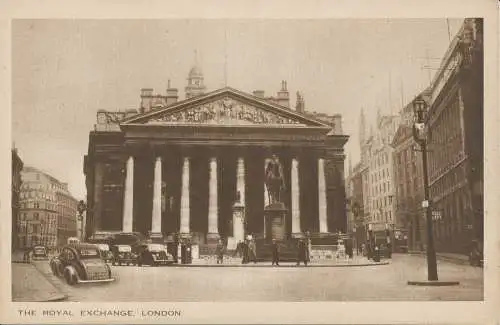 PC08419 The Royal Exchange. London. D. F. und S