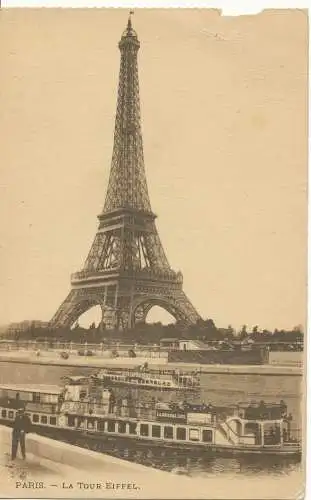 PC10342 Paris. Der Eiffelturm. 1914