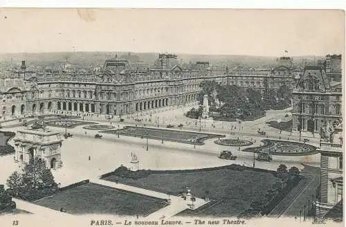 PC10977 Paris. Das neue Theater. Alte Etab. Nr. 13