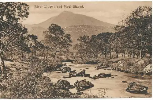 PC11382 River Llugwy und Moel Siabod. G.R. Thompson. Llandudno