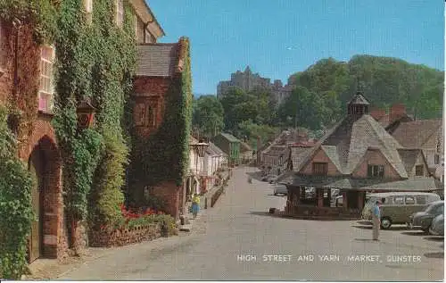 PC06403 High Street and Garn Market. Dunster. Lachs. Nr. 1453c