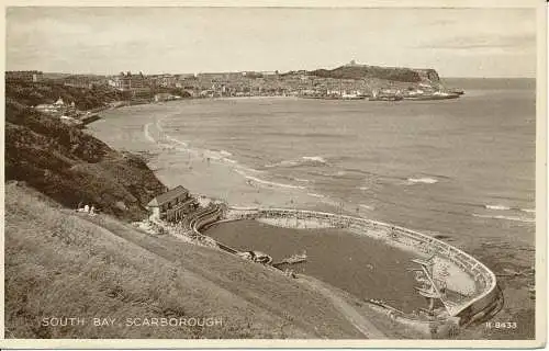 PC08645 South Bay. Scarborough. Valentinstag. Fototyp. Kein K. 8433. 1957