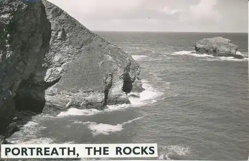 PC07866 Portreath. Die Felsen. Valentinstag