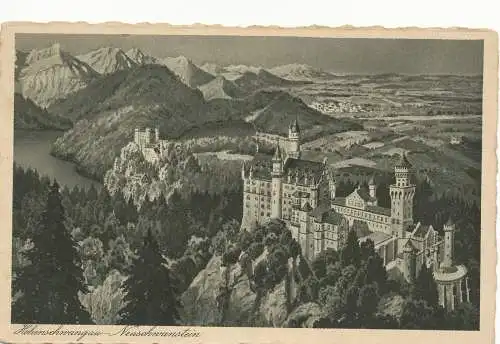 PC10456 Hohenschwangau. Neuschwanstein. Nr. 2053