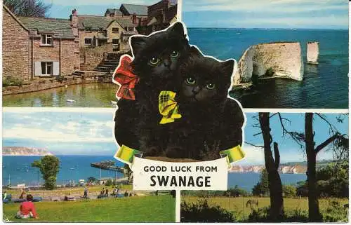 PC06363 Swanage. Multi-View. 1972