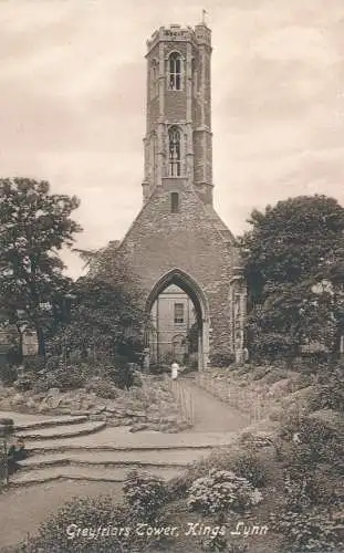 PC07871 Greyfriars Tower. Kings Lynn. Valentinstag