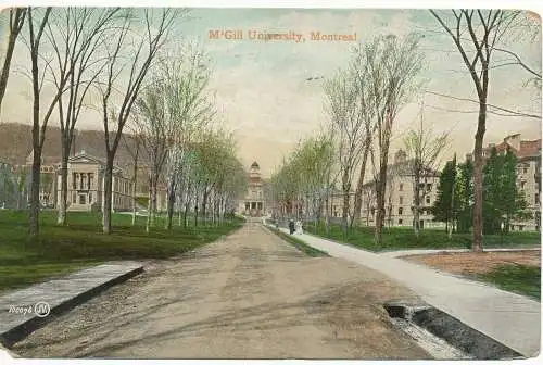 PC10307 M Gill University. Montreal. Kanada. Valentinstag. Nr. 100076. 1908