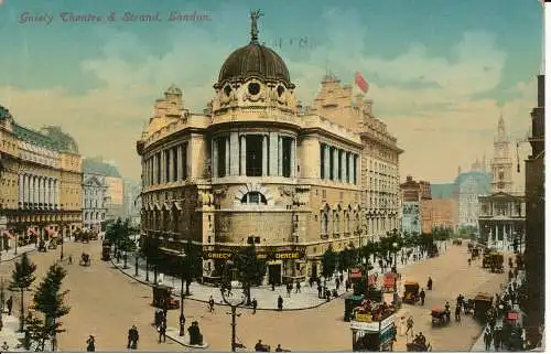 PC05710 Gaiety Theatre. Strang. London. 1913