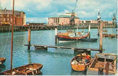 PC06641 Der Hafen und der neue Pavillon. Weymouth. Fotopräzigkeit. Colourmaster. N