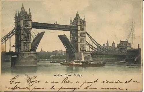 PC05783 London. Turmbrücke. 1903