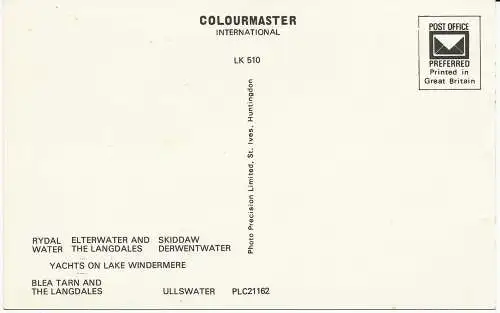 PC06015 The Lake District. Multi-View. Colourmaster