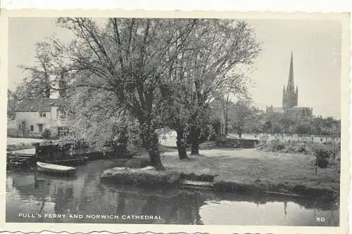PC11597 zieht Fähre und Kathedrale von Norwich. Nr. 50