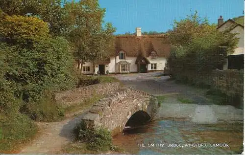 PC06651 Die Smithy Bridge. Winsford. Exmoor. Lachs. Nr. 2799c