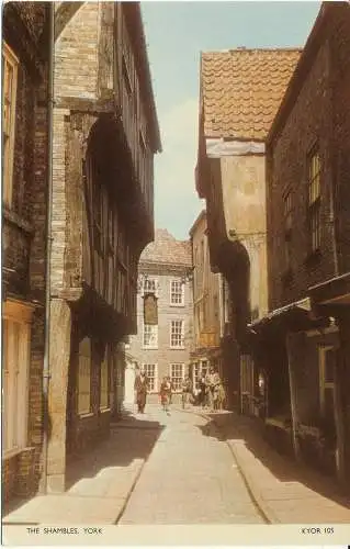 PC06110 Die Shambles. York. Postkarte