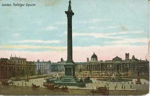 PC05655 London. Trafalgar Square. Postkarte