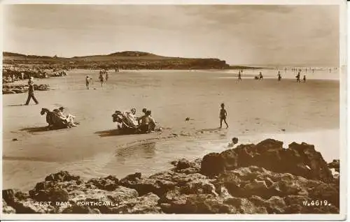 PC08116 Restschacht. Porthcawl. Valentinstag. Nr. W.4619. RP. 1957