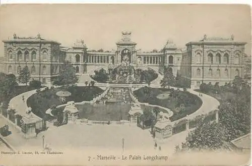 PC11074 Marseille. Der Palais Longchamp. E. Lacour. Nr. 7