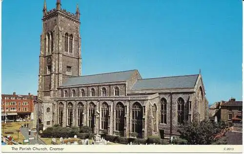 PC06179 Pfarrkirche. Cromer. Dennis Postkarte