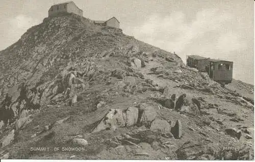 PC08465 Gipfel von Snowdon. N. Wales