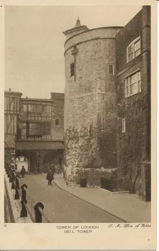 PC05774 Tower of London. Glockenturm. H.M. Büro der Werke