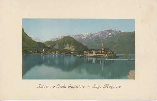 PC09218 Baveno und Isola Superiore. Lago Maggiore. Brunner. Nr. 606