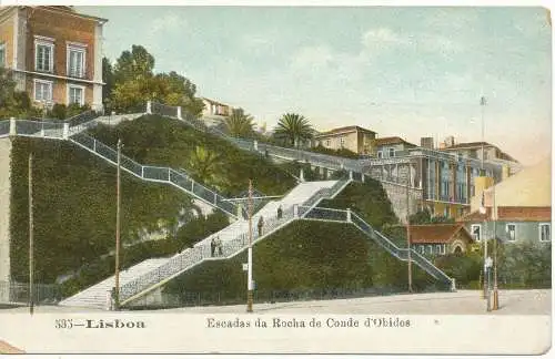 PC10486 Escadas da Rocha von Conde dObidos. Lissabon. Nr. 535