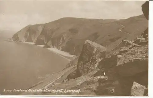 PC07963 Foreland Point und Countisbury Hill. Lynmouth. Sweetman. Sonnenschein. Nr. 37