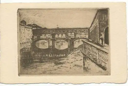 PC10332 Florenz. Alte Brücke