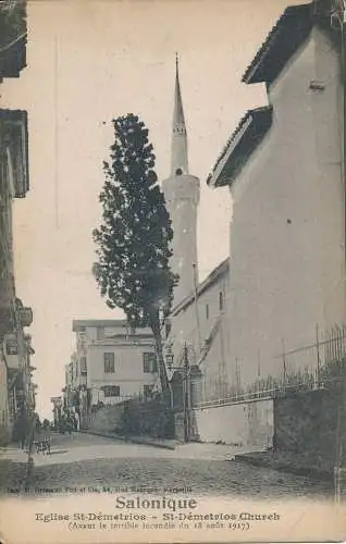 PC10561 Thessaloniki. Kirche St. Demetrios. B. Hopkins