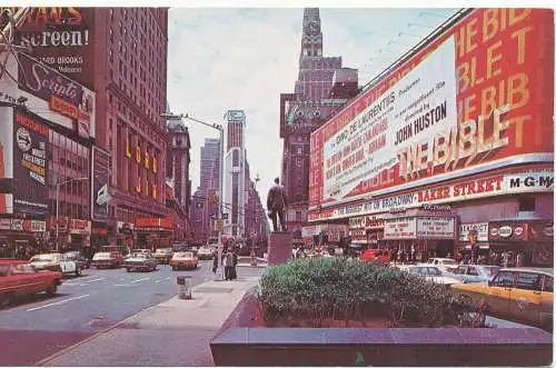 PC11285 Times Square. New York City. Den neuen Allied Chemical Tower Build zeigen