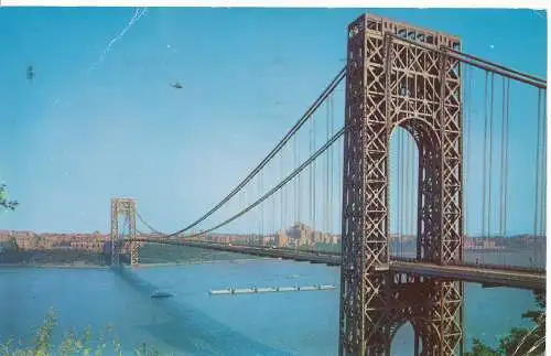 PC11124 George Washington Bridge. Verbindet New Jersey und New York. Dexter Presse