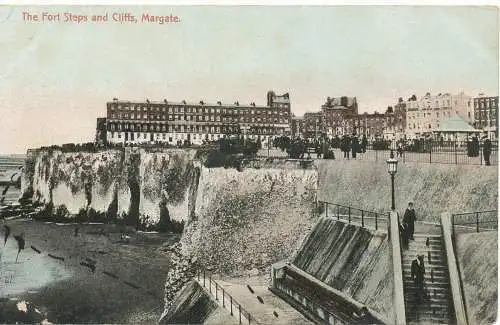 PC11469 Die Fort Steps and Cliffs. Margate