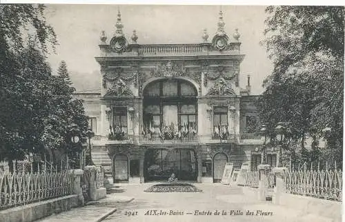 PC10994 Aix Les Bains. Eingang der Villa des Fleurs. E. Reynaud. Nr. 2941