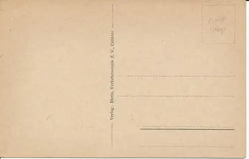 PC09174 Mosel. Die Marienburg. Rhein. Verkehrsverein. Nr. 204