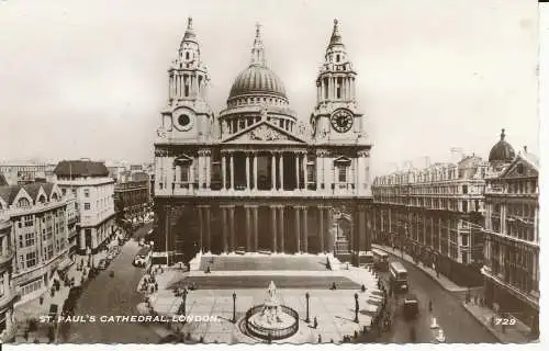 PC08018 St. Pauls Kathedrale. London. Nr. 729. RP. 1961