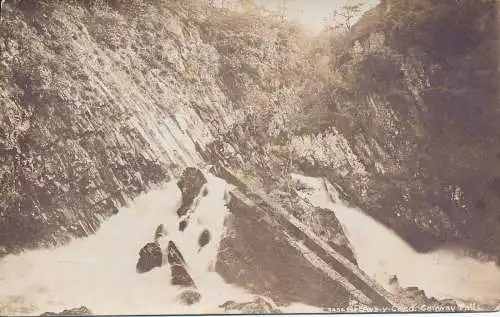 PC08088 Bettws Y Coed. Conway Falls. Photochrom. RP. 1909