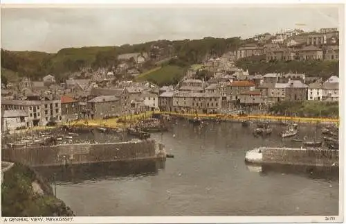 PC11424 Eine allgemeine Ansicht. Mevagissey. Nr. 26150. RP