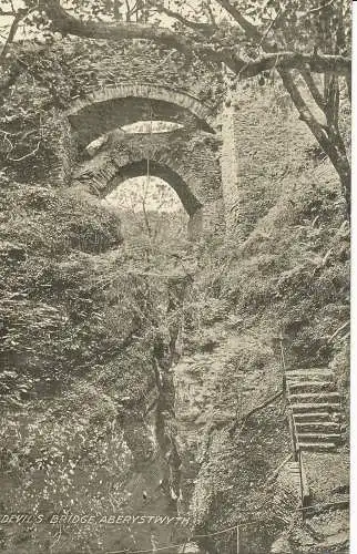 PC08815 Devils Bridge. Aberystwyth. E. T.W. Dennis. Nr. 61193