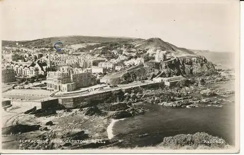 PC08038 Ilfracombe von Capstone Hill. Valentinstag. Nr. KV 5742. RP. 1956