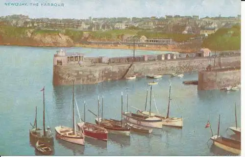 PC08840 Newquay. Der Hafen. Photochrom. Celesque