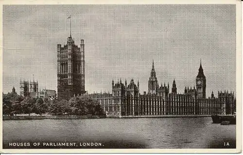 PC05820 Häuser des Parlaments. London. 1950