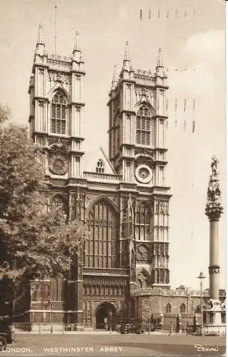 PC05775 London. Westminster Abbey. A. Dixon. 1955