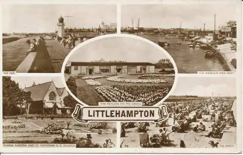 PC08123 Littlehampton. Multi-View. RP. 1956